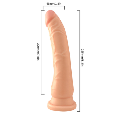 Tiệm tình dục người lớn bán buôn nữ silicone cao su mềm Dildo thực tế dương vật nữ thủ dâm nữ dương vật đồ chơi cho phụ nữ phụ nữ