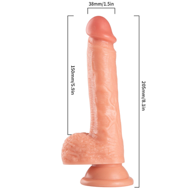 Big Soft Long Hard Flexible Silicone Dildo Silicone Huge Realistic Thrusting Dildos mong muốn Dildos thủ công