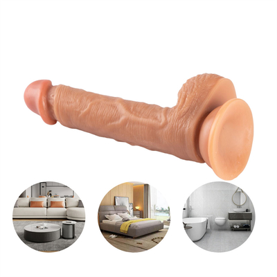 Big Soft Long Hard Flexible Silicone Dildo Silicone Huge Realistic Thrusting Dildos mong muốn Dildos thủ công