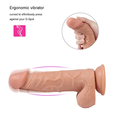 8 inch silicone dildo với vô tuyến điều khiển từ xa vibrator sạc lại dildos cho phụ nữ sạc lại dildos