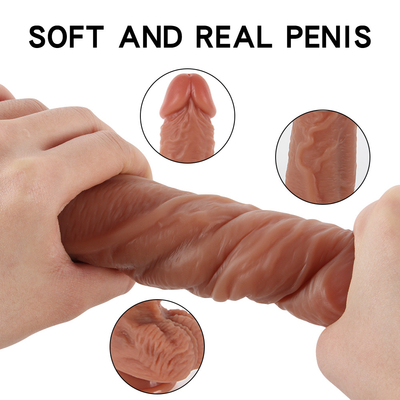 Động cơ Đẩy Động Realist Dildo With Suction Cup Phụ nữ thủ dâm Nhiệt hóa dương vật điều khiển từ xa Dick Big Dildo