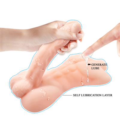 Thân thể an toàn Đàn dương vật thật đồ chơi tình dục 8 inch silicone Dildo cho phụ nữ