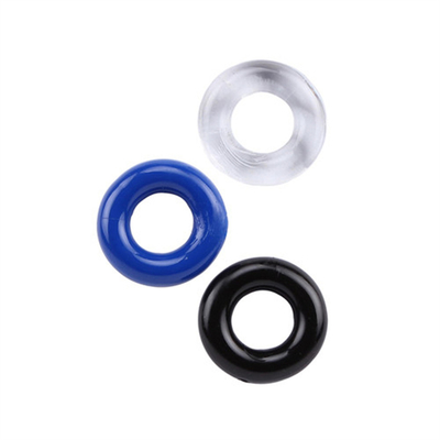 Bao gồm 3 công cụ tình dục Cương cứng cực khoái Vòng đực silicone cho nam giới