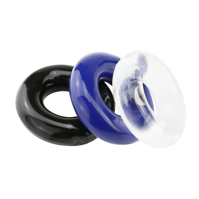 Bao gồm 3 công cụ tình dục Cương cứng cực khoái Vòng đực silicone cho nam giới