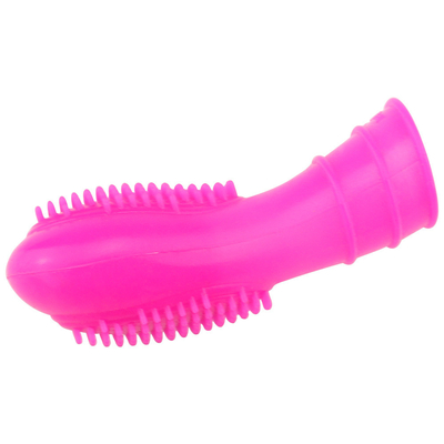 Nhập khẩu bán buôn Medical Silicone Finger Sleeve Ring With Bump Penis Ring Đồ chơi tình dục