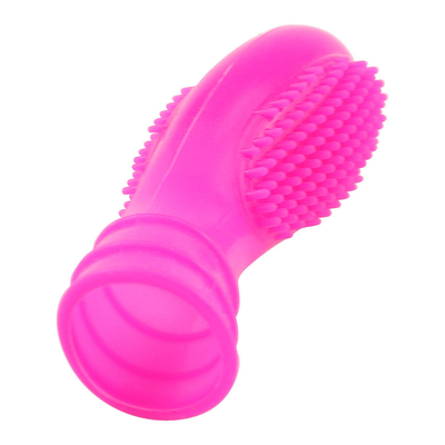 Nhập khẩu bán buôn Medical Silicone Finger Sleeve Ring With Bump Penis Ring Đồ chơi tình dục