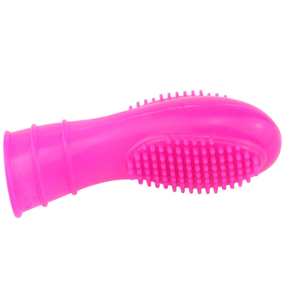 Nhập khẩu bán buôn Medical Silicone Finger Sleeve Ring With Bump Penis Ring Đồ chơi tình dục