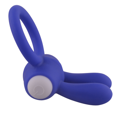 Chiếc nhẫn thỏ đực Vibrator Chiếc nhẫn dương vật với hạt để kích thích thêm