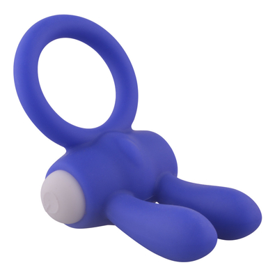 Chiếc nhẫn thỏ đực Vibrator Chiếc nhẫn dương vật với hạt để kích thích thêm