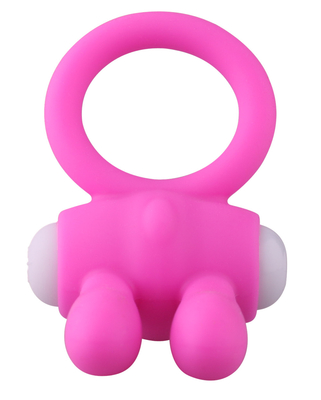 Chiếc nhẫn thỏ đực Vibrator Chiếc nhẫn dương vật với hạt để kích thích thêm