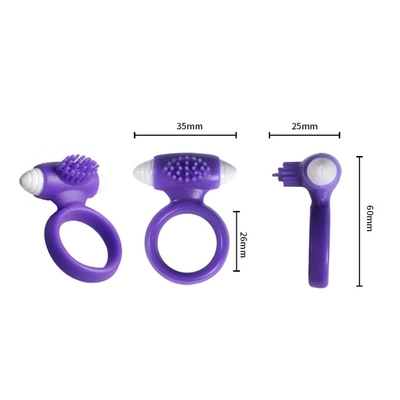 Đàn ông kéo dài kéo dài lắc con gà trống vòng vibrator vòng cho đồ chơi tình dục nam