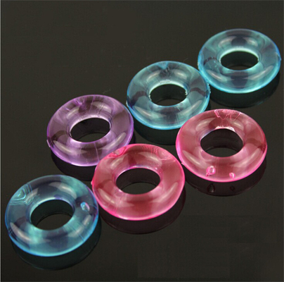Đồ dùng silicone nam Đồ dùng tinh thể màu sắc Khóa tinh trùng Nhẫn trì hoãn Nhẫn vui vẻ Các sản phẩm dành cho người lớn