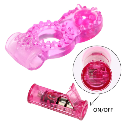 Chick Ring Vibrator Chiếc nhẫn dương vật với hạt để kích thích thêm