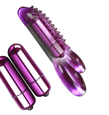 Máy động cơ hai ngón tay Mini vibrator âm vật âm đạo hậu môn cô gái trưởng thành cặp đôi ngón tay vibrator