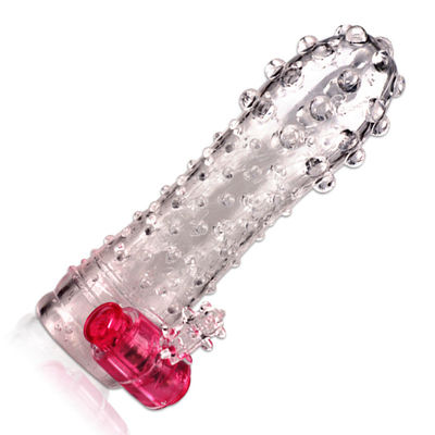 PS-04 Y tế TPE Penis Extender Bao cao su mở rộng dương vật, Rung tay kéo dài