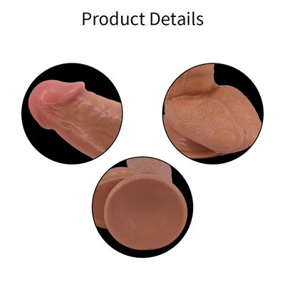 Màu sắc tùy chỉnh có sẵn Dildos PVC đen cho phụ nữ đồ chơi tình dục thực tế khổng lồ
